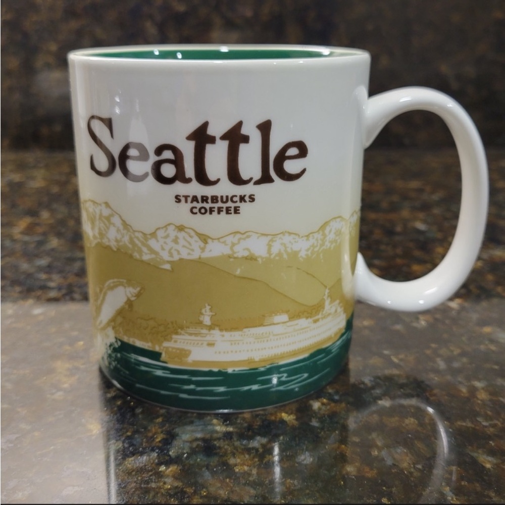 Seattle Starbucks collectors mug vintage
